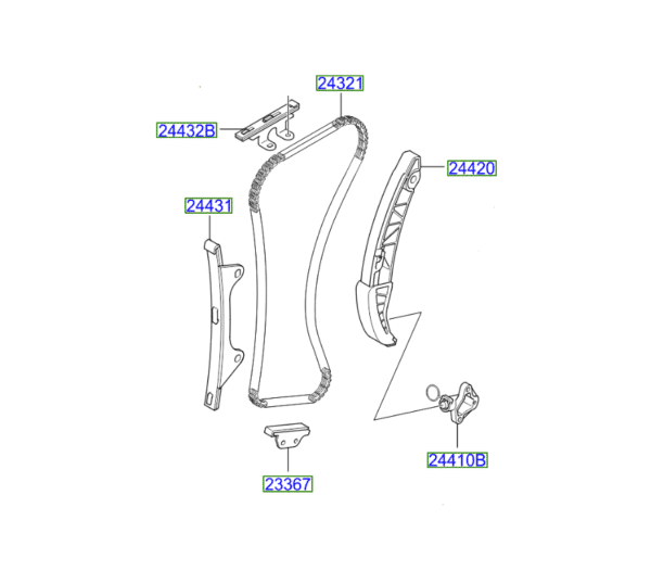 timing-chain-600x526-1.png Kia Picanto (2011-2015) Timing Chain Kit Petrol - Image 1