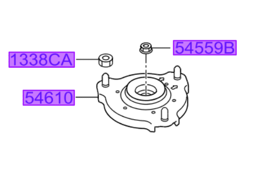 top-mount.png Kia Optima 2016-2018 Front Top Mount - Image 1