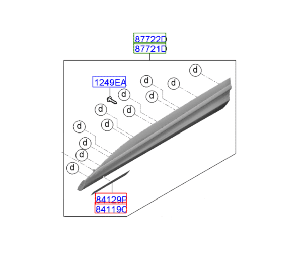 trim-4-600x526-1.png Kia Sportage 2021 onward Drivers Door Lower Trim - Image 1